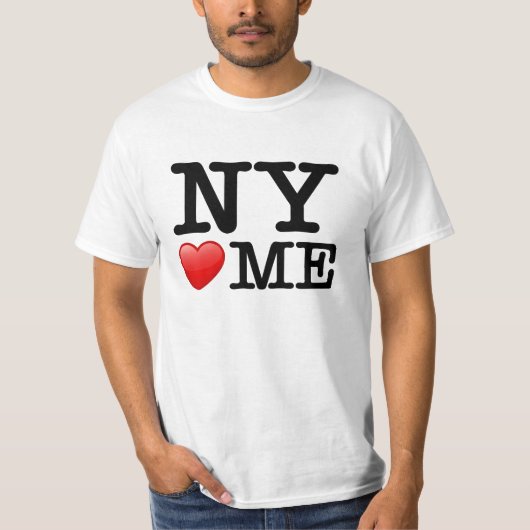 T-shirt NY Loves Me, I Love it too! (Devant)