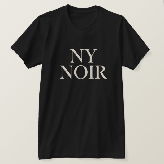 T-shirt NY Noir (Design devant)