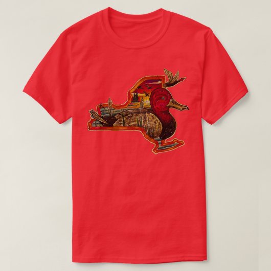 T-shirt NY Redhead Duck (Design devant)