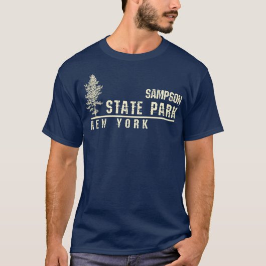 T-shirt NY Souvenir Cadeau pour Sampson State Park (Devant)