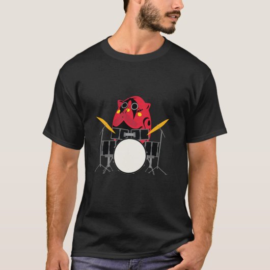 T-shirt Nyango Star Mascot Drummer (Devant)