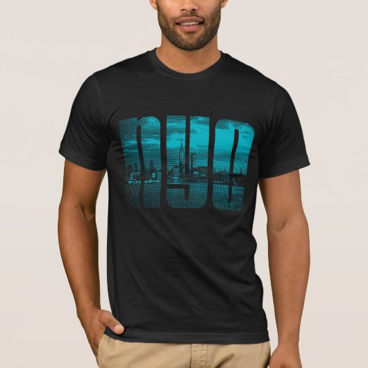 T-shirt NYC avec Skyline (Devant)