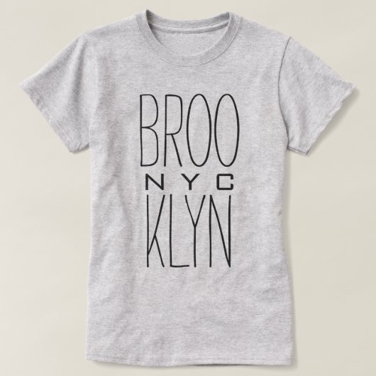 T-shirt NYC de Brooklyn (Design devant)