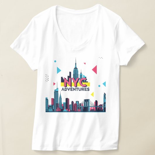 T-shirt NYC dynamique (Poser)