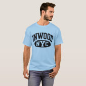 T-shirt NYC en bois (Devant entier)