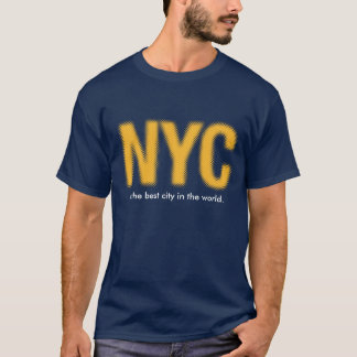 T-shirt NYC_gold.ai, est la meilleure ville au monde
