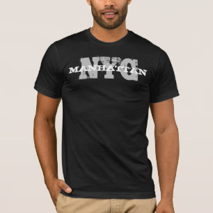 T-shirt Nyc Manhattan New York City Texte Trouvé