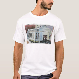 T-shirt NYC, nouvelle vue de rue de York42nd des terminaux