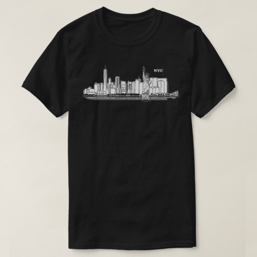 T-shirt NYC par TKD Premium (Design devant)
