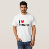 T-shirt Nynorsk par exemple elskar (Devant entier)