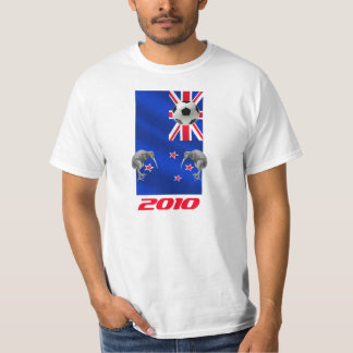 T-shirt NZ 2010 tous les cadeaux du football de blancs