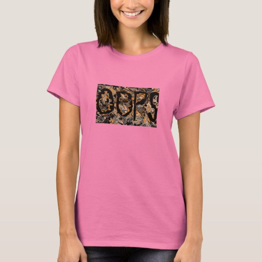 T-shirt "O0ps"* (Devant)