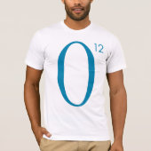 T-shirt O12 bleu/avant (Devant)
