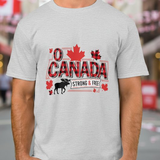 T-shirt Ô Canada Fort & Libre ID1314