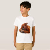 T-shirt O est pour Orangoutan (Devant entier)