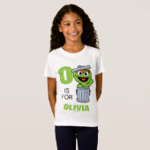T-Shirt O est pour Oscar le Groupe | Ajouter Votre Nom (Devant entier)