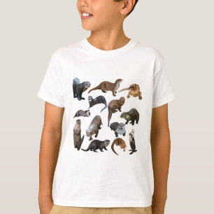 T-shirt O est pour Otter