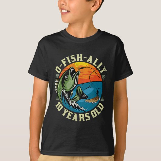 T-shirt O-fish-iellement 10 Ans (Devant)