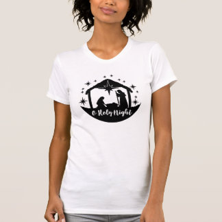 T-shirt O Holy Night Manger