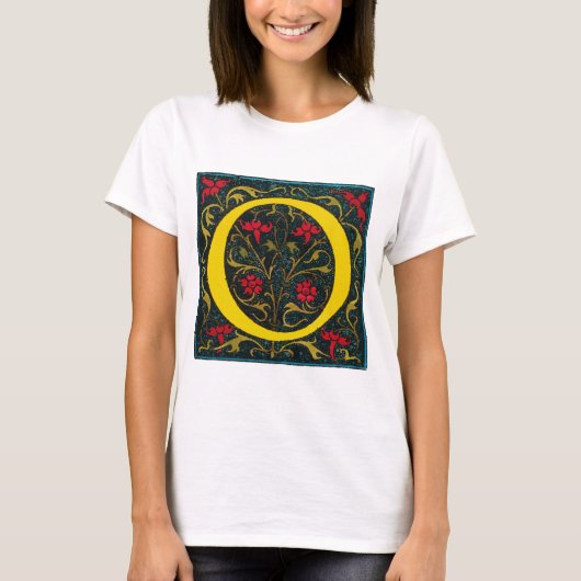T-SHIRT O INITIAL, 1520. (Devant)