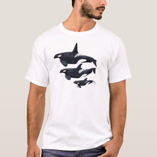 T-shirt O.orca-fond transparent (Devant)
