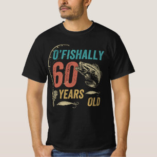T-shirt O’poisson 60 ans, Funny Pêche papa grand-père