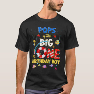 T-shirt O Poisson Ally Un Anniversaire Pops Du Garçon D'An