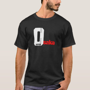 T-shirt Ô pour Osaka Capitale de la Street Food du Japon