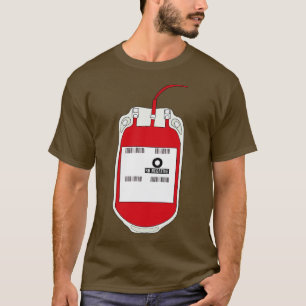 T-shirt O Sac de sang négatif