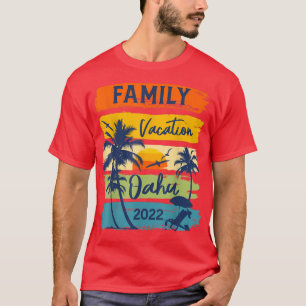 T-shirt Oahu Hawaii Hawaii Vacation Hawaiian 2022 Famille