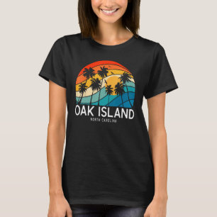 T-shirt Oak Island Beach North Carolina Palm Tree Beach So