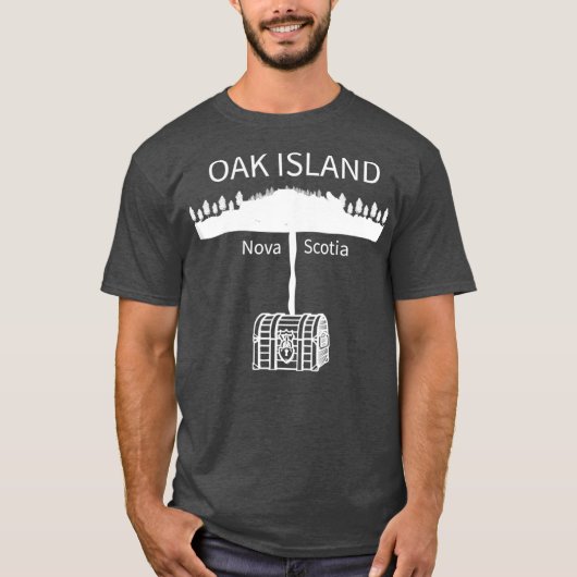 T-shirt Oak Island Histoire Trésor Poitrine Curse Saison 6 (Devant)