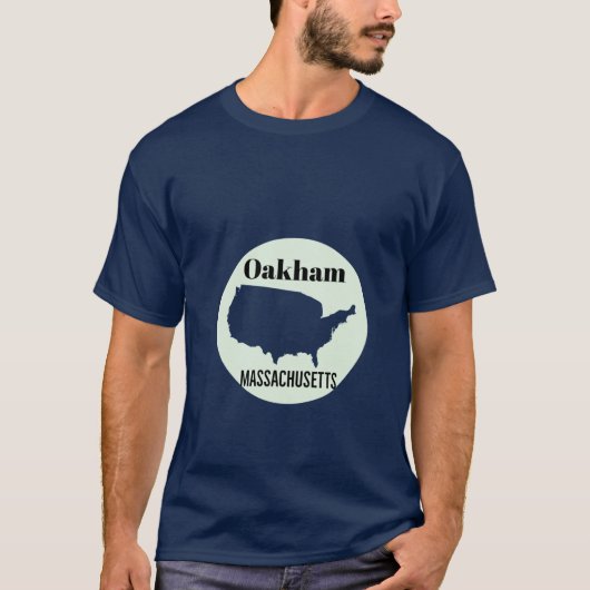 T-shirt Oakham Massachusetts 4 (Devant)