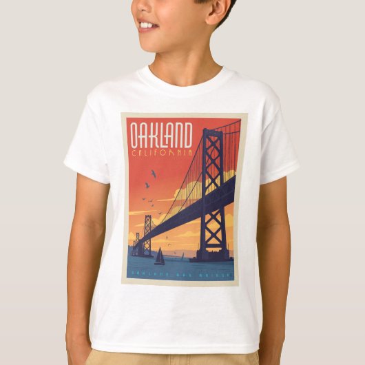 T-shirt Oakland, Californie (Devant)