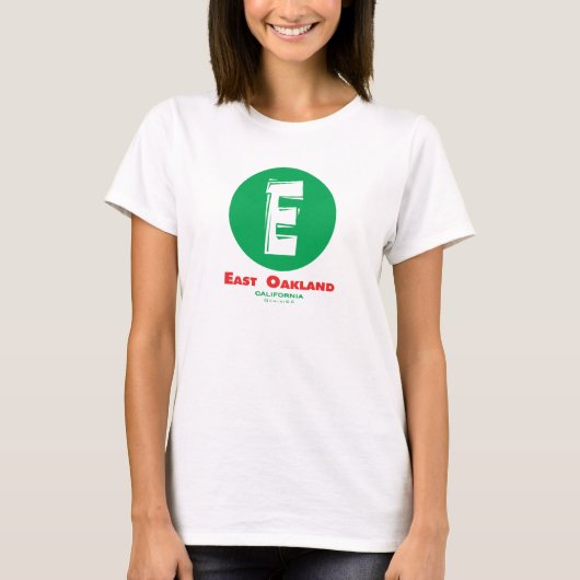 T-shirt Oakland est (Devant)