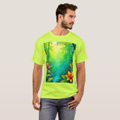 T-shirt Oasis de la jungle tropicale luxuriante (Devant entier)
