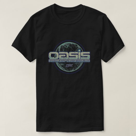 T-shirt OASIS par Gregarious Simulation Systems (GSS) Esse (Design devant)