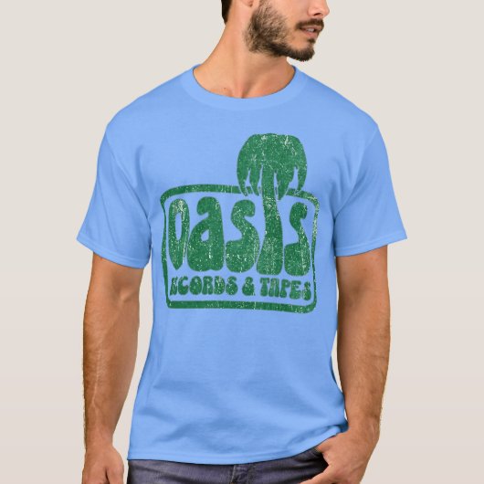 T-shirt Oasis Records & Tapes (Devant)
