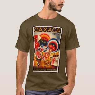 T-shirt Oaxaca Mexique Annonce Voyage Retro