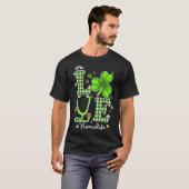 T-shirt Ob Infirmière Jour de la Saint Patrick Amour Steth (Devant entier)