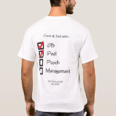 T-shirt ob-pedi (Dos)