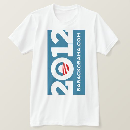 T-shirt Obama 2012 (Design devant)