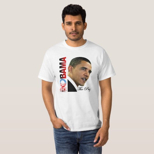 T-shirt Obama 2012 - Le Prez (Devant entier)