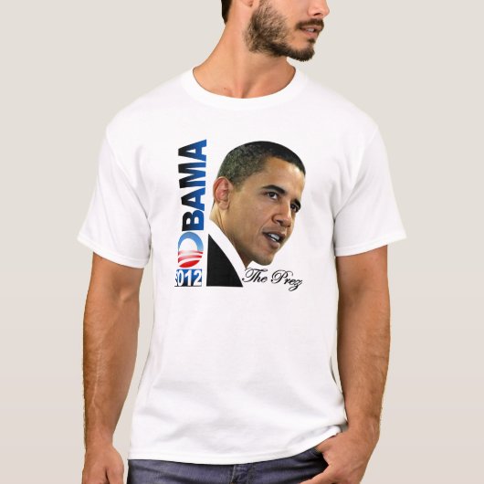T-shirt Obama 2012 - Le Prez (Devant)
