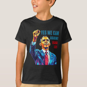 T-shirt Obama 2028 Oui Nous pouvons à nouveau Obama 48ème