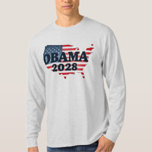 T-shirt Obama 2028 — Une nouvelle aube pour l'Amérique