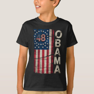 T-shirt Obama 48ème Président américain Drapeau Obama pour