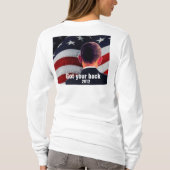 T-shirt Obama a ton dos 2012 long vernis (Dos)