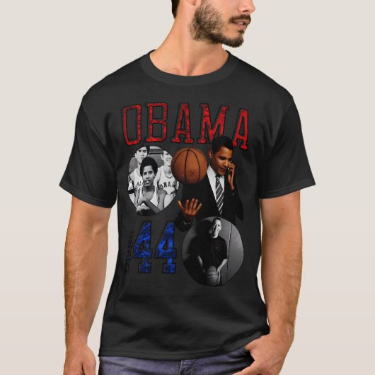 T-shirt Obama Basket (Devant)