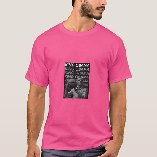 T-shirt Obama Basket King (Devant)
